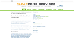 Desktop Screenshot of clearzoneservices.com
